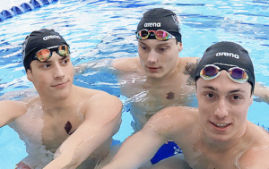 NC State Men Give Interview From Warm Down Pool After Dramatic 400 Medley Relay Win