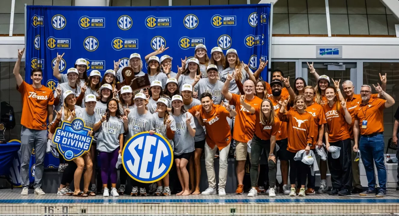 Texas Women Dominate First SEC Championships, Winning by More than 250 Points