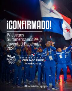 Panamá será sede de los IV Juegos Suramericanos de la Juventud 2026