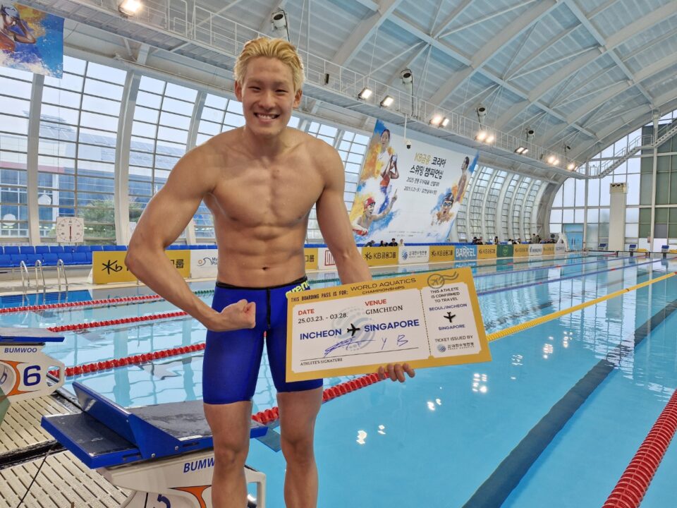 18-Yr-Old Kim Youngbeom Hits Another Sub-48-Second 100 Free At Korean Championships