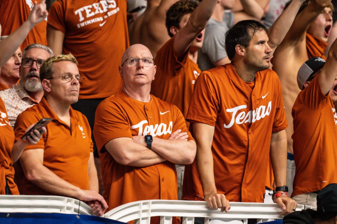 Bob Bowman Discusses NCAA Title with Texas, Marchand’s Return to Racing, and Phelps as a Coach