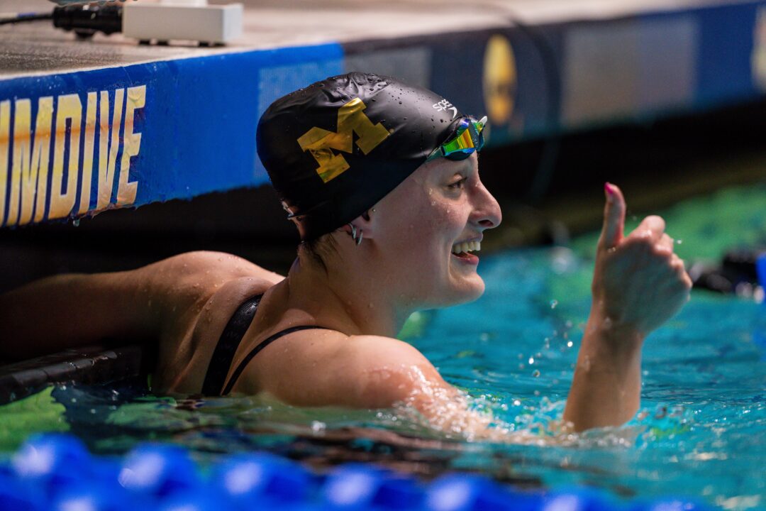 WATCH: Brady Kendall’s 50 Free Big Ten Record & Other Races From Friday’s Finals At 2026 Big Tens
