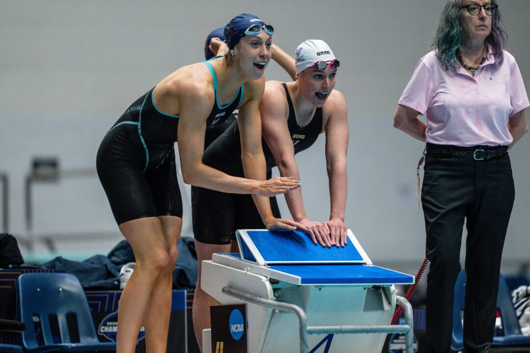 Virginia Breaks Own NCAA Meet Record With 3:20.20 400 Medley Relay