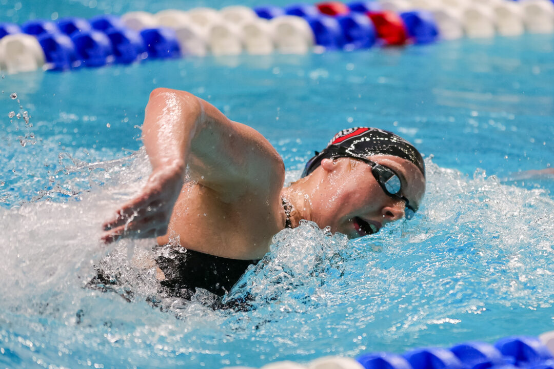 Michigan Women, Ohio State Men Split Rivalry Dual, Mila Nikanorov Clocks OSU 1000 Free Record