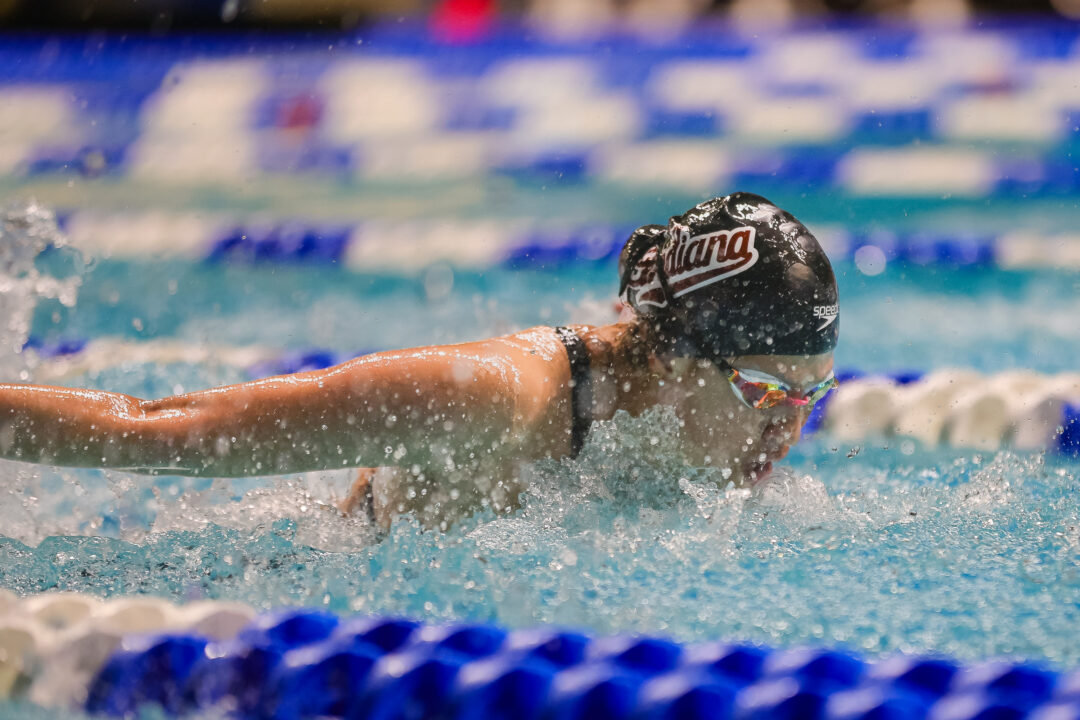 Miranda Grana Breaks Indiana Record In 200 Fly As Hoosiers Cruise To Sweep of Cincinnati