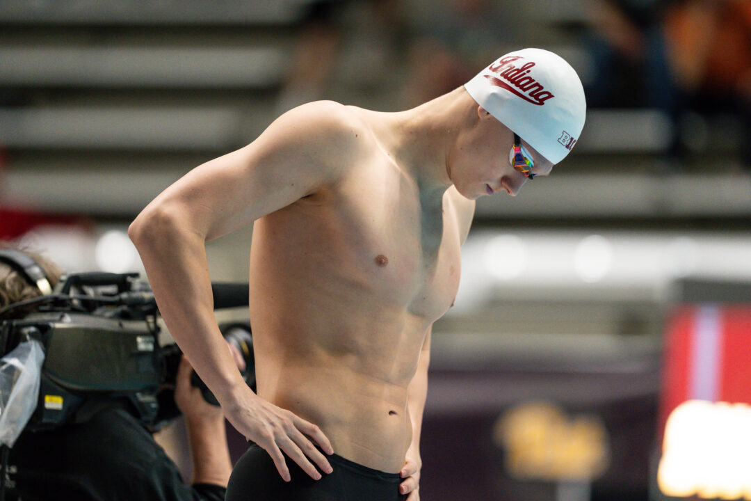 Owen McDonald Clocks 44.28 To Break Big Ten Meet Record In 100 Backstroke Prelims