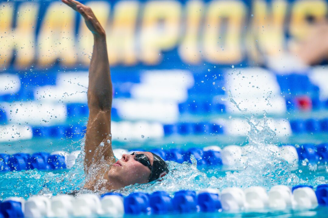 Torri Huske Will Swim Backstroke on Stanford 200 Medley Relay