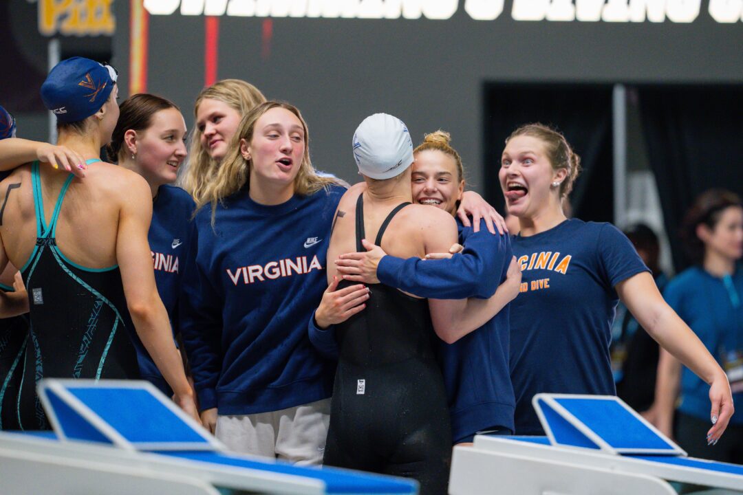 Virginia Women Maintain Control of the Top Spot in February CSCAA Poll, Stanford Jumps Texas