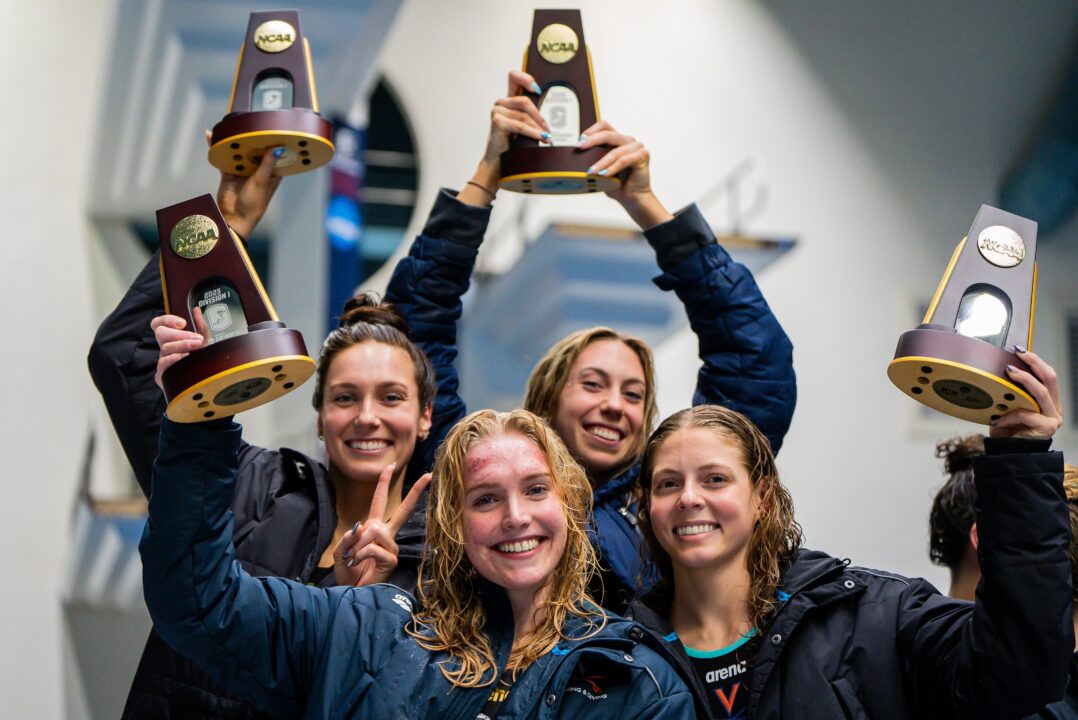 Watch: Virginia Set New NCAA Record in the 200 Medley Relay