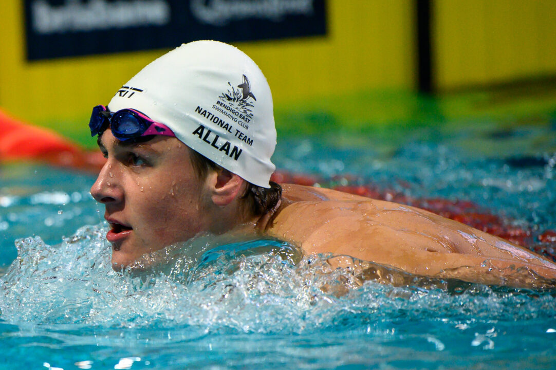 Henry Allan Swims 24.51 50 Back to Move Up to #2 Australian in History
