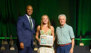 George Mason’s Ali Tyler Named 2025 A-10 Postgraduate Scholarship Recipient