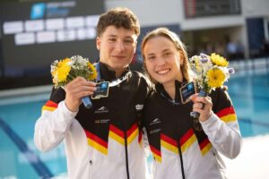 Germany Snags Mixed 3m Synchro Gold, Chellacani Wins Women’s 1m At European Diving Champs
