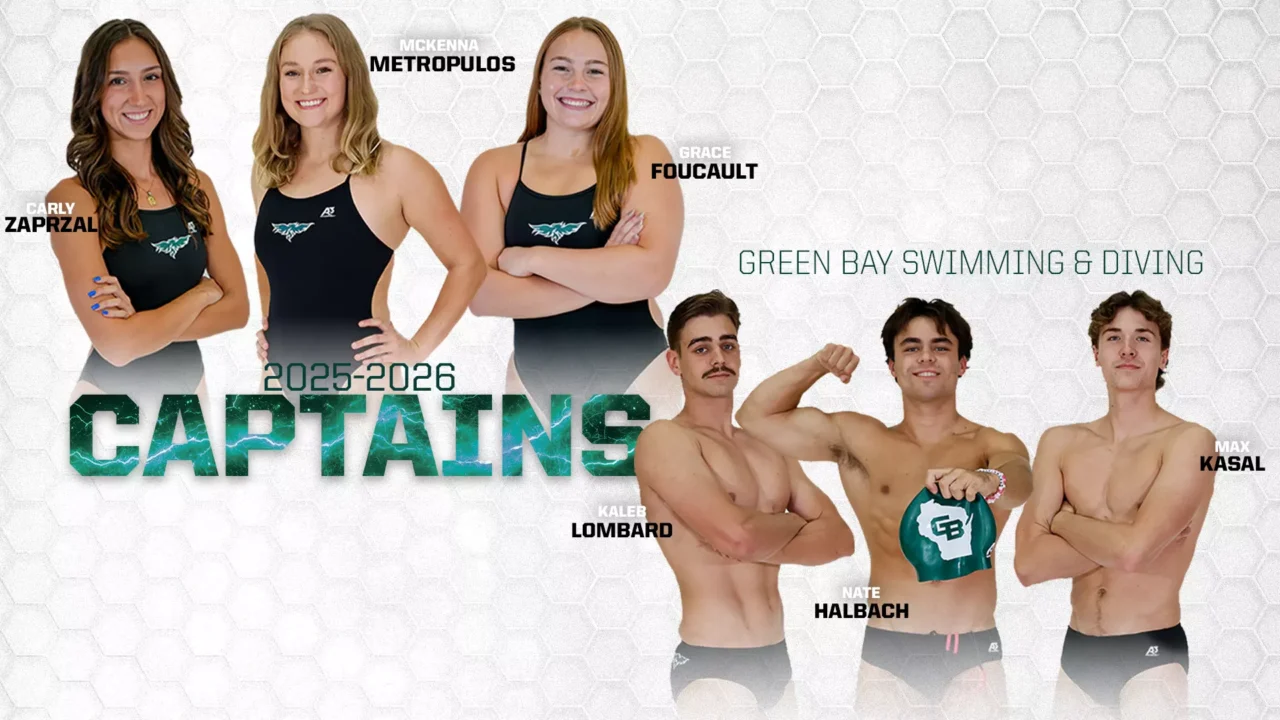 Green Bay Swimming & Diving Names 2025-26 Captains