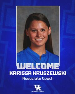 Kentucky Hires Karissa Kruszewski as New Associate Swimming and Diving Coach