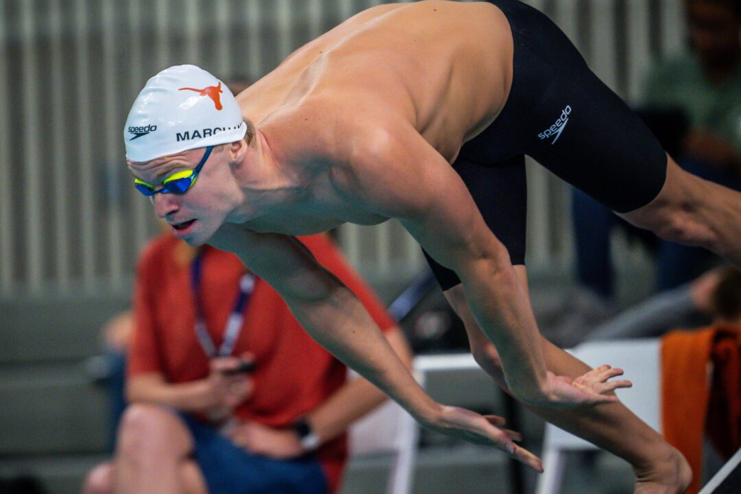 WATCH: Leon Marchand’s World-Leading 4:07.11 400 IM From Day 2 Of Longhorn Elite Invite