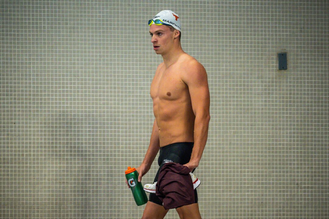 WATCH: Leon Marchand’s 2:08.25 In 200 Breast On Final Night Of Longhorn Elite Invite