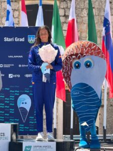 Europeo de aguas abiertas: María de Valdés se colgó la medalla de bronce en los 5 km