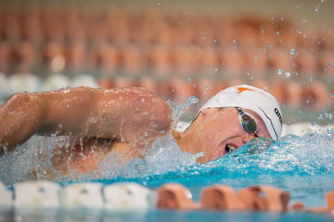 Texas Sweeps SEC Swim & Dive Awards As Maurer, Stoll Named Swimmers of the Week