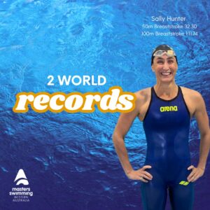 Aussie Olympian Sally Hunter Sets Pair of Masters World Records In Women’s 40-44 Age Group