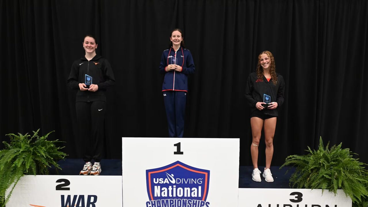 Max Flory, 13-Year-Old ElliReese Niday Win Individual Gold at 2025 USA Diving Championships