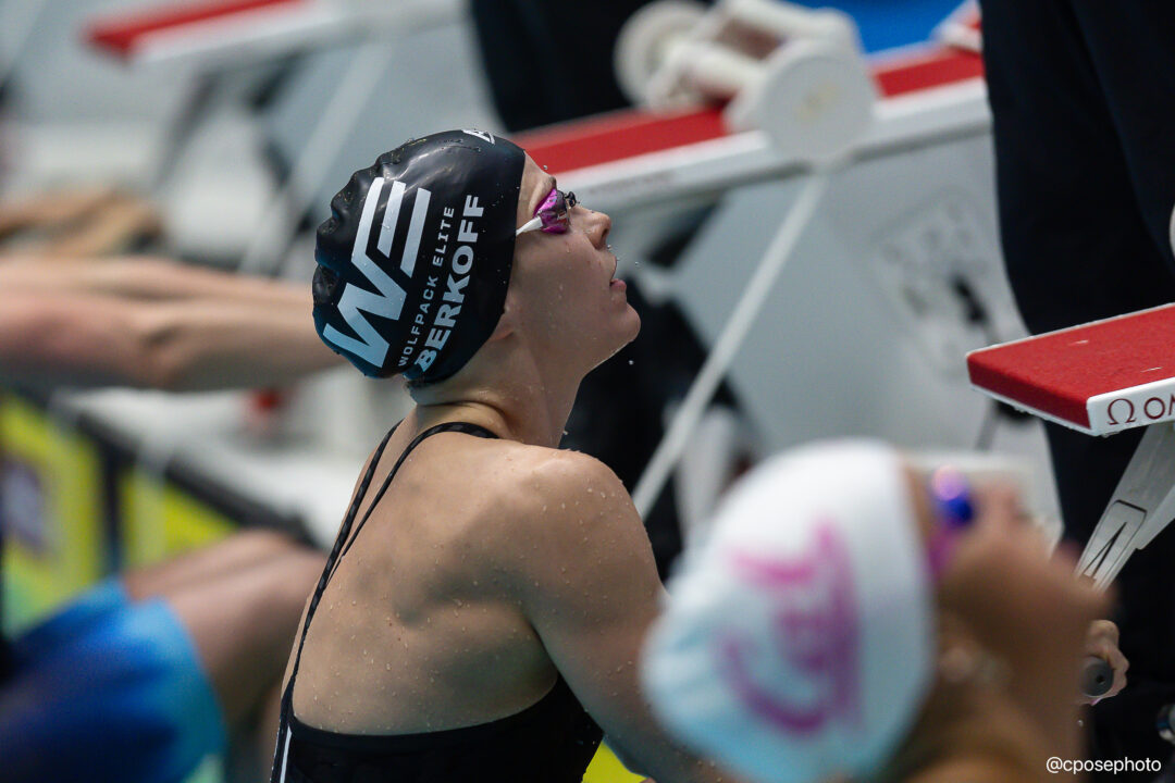 Katharine Berkoff Now #2 All-Time In The 50 Backstroke After 26.97 American Record
