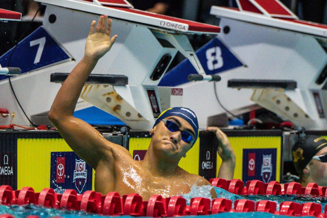 Drew Eubanks Swims 52.59/1:53.10 Breaststrokes At Oregon Senior State Championships