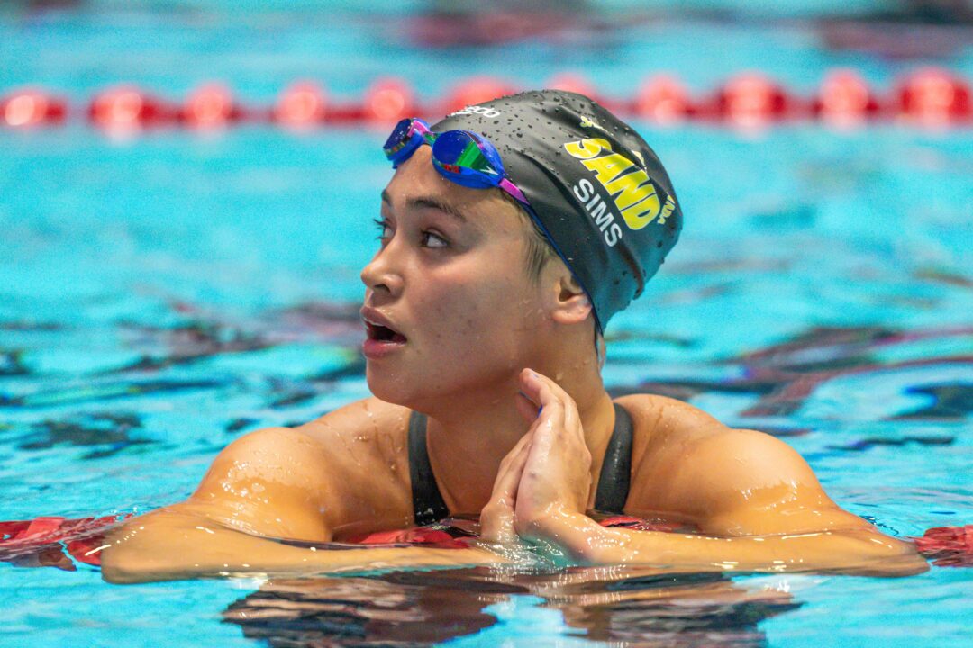 Bella Sims Takes Us Through 200 Free/100 Back World Cup Double (14 Min In-between)