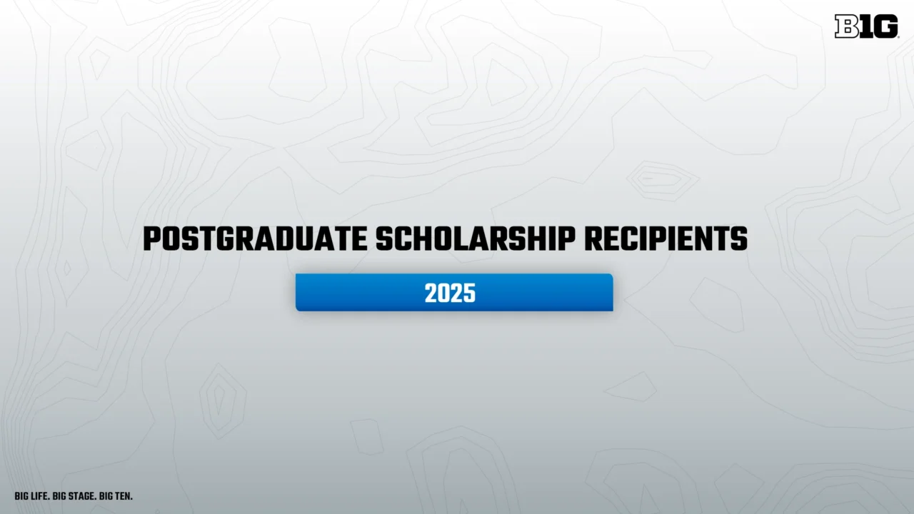 Big Ten Conference Announces 2025 Postgraduate Scholarship Recipients
