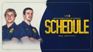 Cal Men’s Water Polo Announces 2025 Schedule