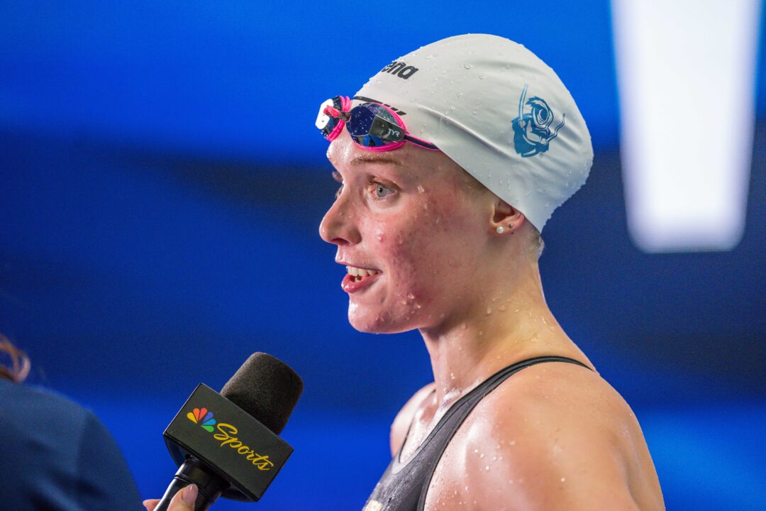 Claire Curzan on Absence of B-Finals: “I really missed having them there”