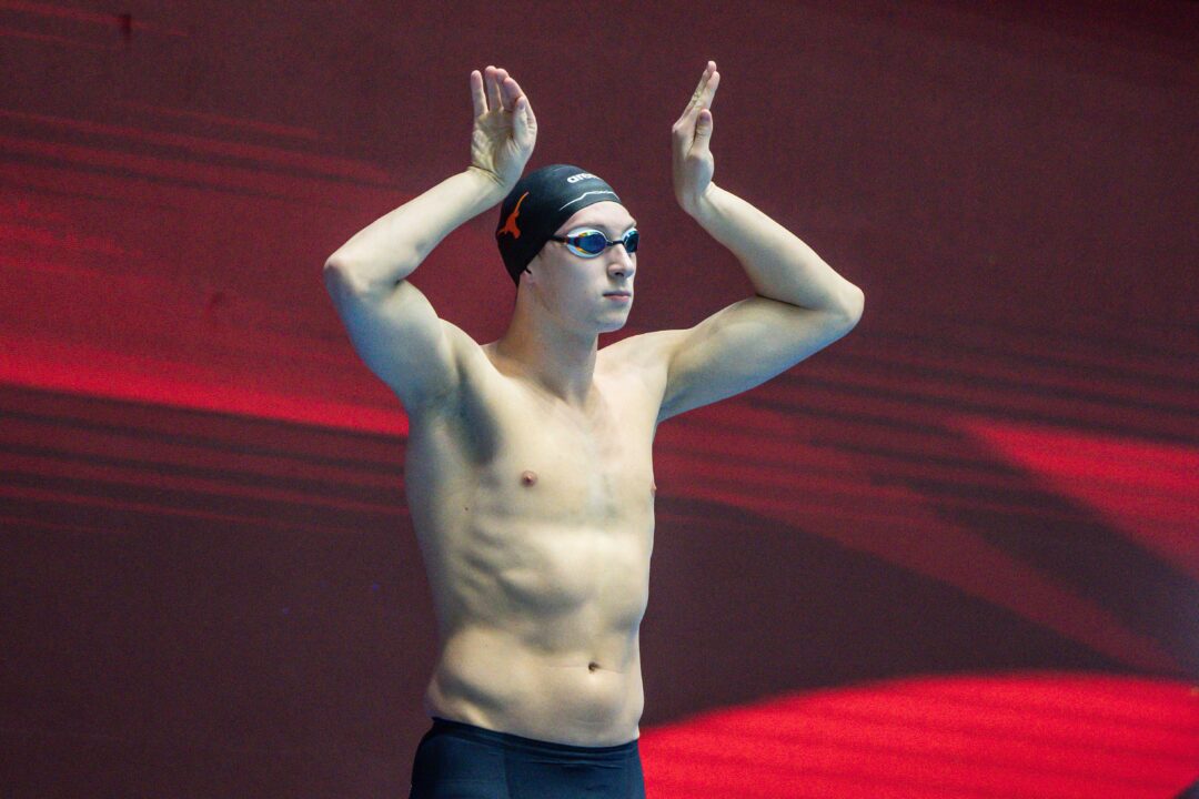 US Olympian David Johnston Of Texas Enters NCAA Transfer Portal