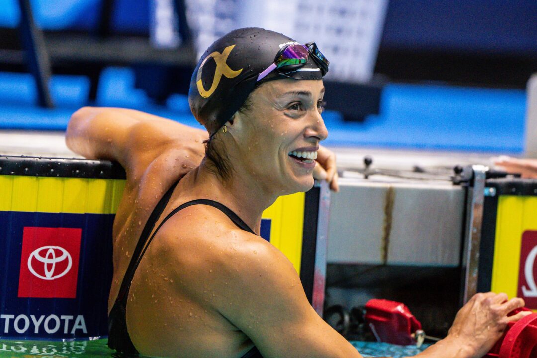 47-Year-Old Gabrielle Rose Wins 100 Breast with 1:08.87 on Day 3 of San Diego Sectionals