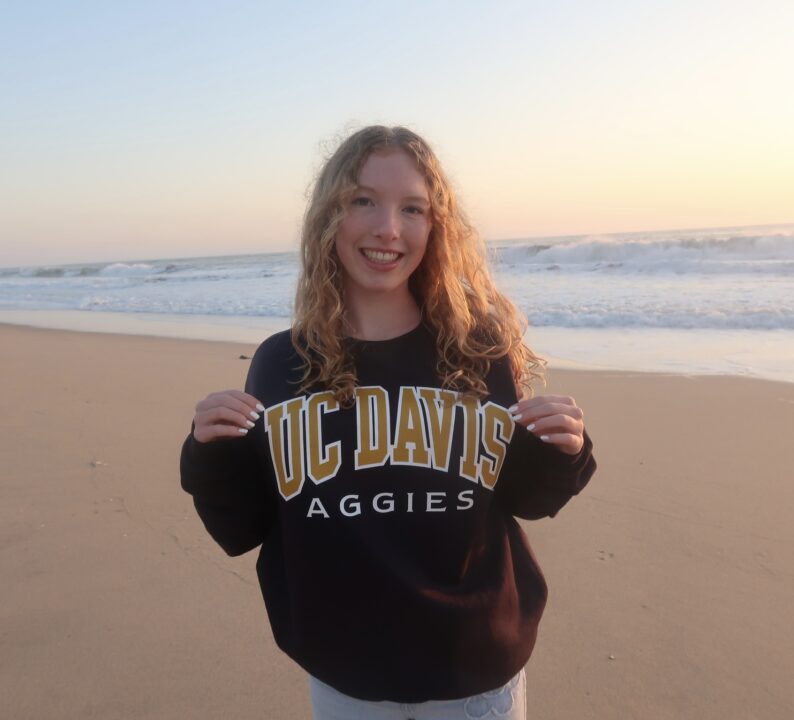 Fast-Improving Breaststroker Kate Stevenson Announces Commitment To UC Davis’ Class Of 2029