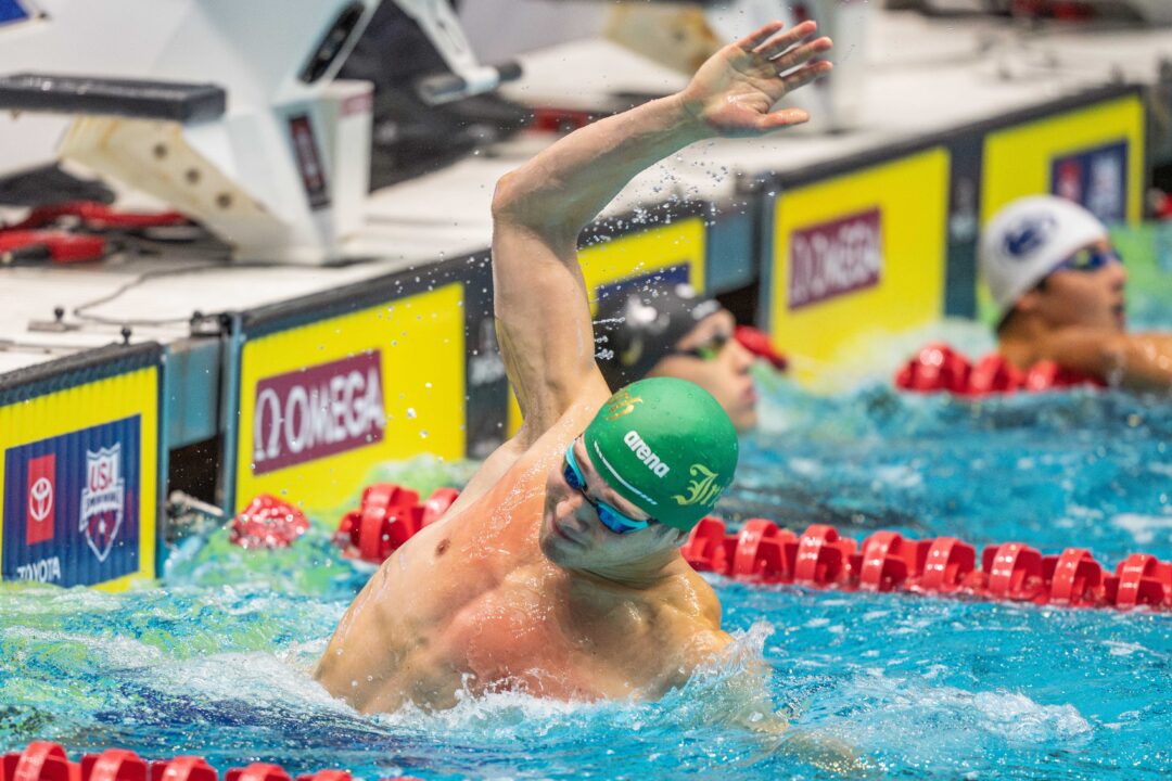 ND’s Marcus Reyes-Gentry Climbs NCAA Rankings with 44.59 100 Back at Louisville Last Chance