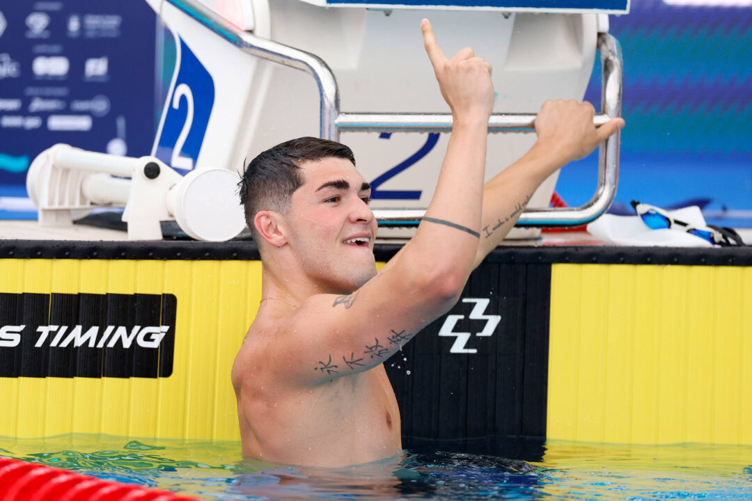World Champion Diogo Ribeiro Clocks 23.05 50 Fly At Portugal Open