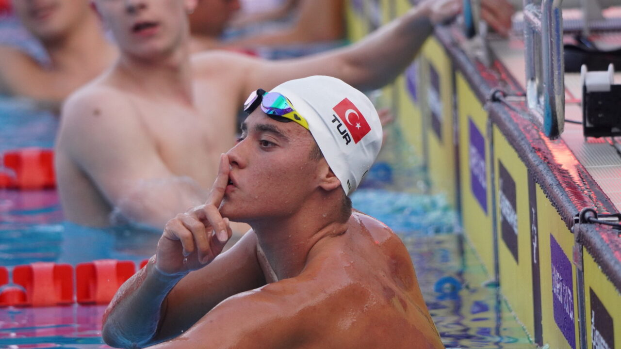 Kuzey Tuncelli Logs 7:46.01 800 Free For Turkish and European Junior Championship Records