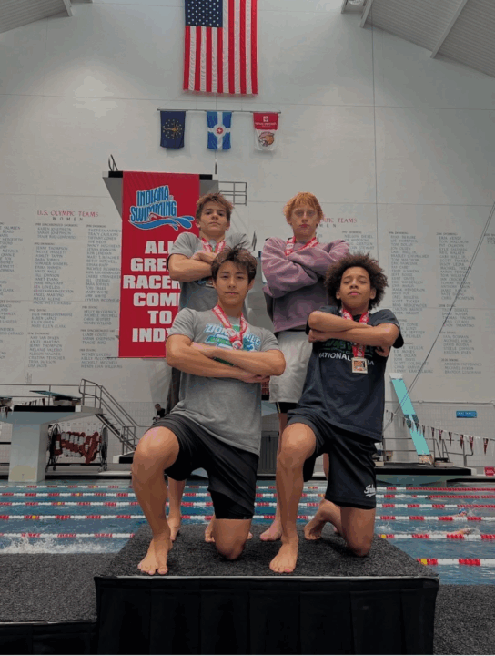 Zionsville Swim Club Notches New 13-14 NAG in 200 Free Relay in Indianapolis