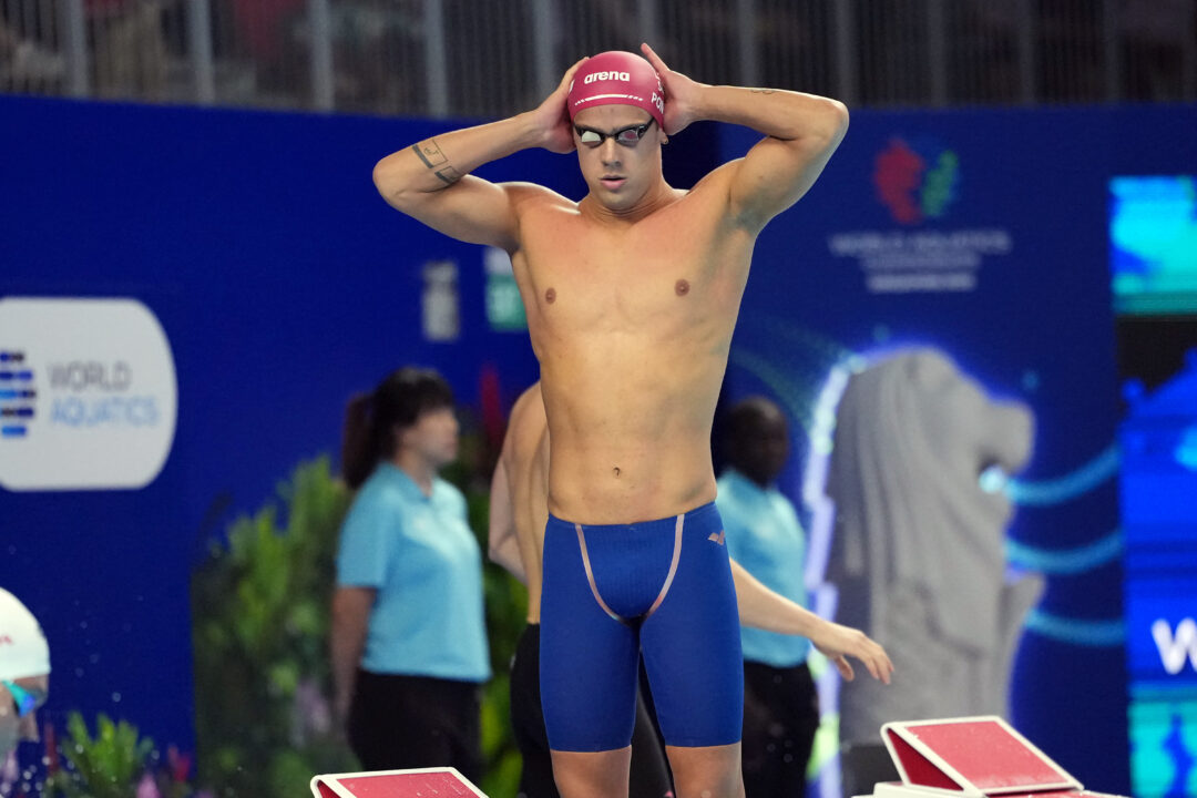 Noe Ponti Migliora Il Record Dei Campionati Nella Semifinale Dei 50 Farfalla In 21.51
