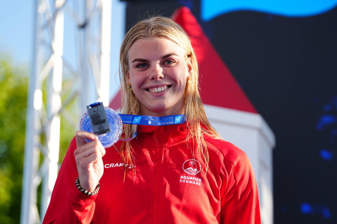 Europei: Martine Damborg Sigla Il Record Europeo Juniores Nei 50 Metri Farfalla In Batteria