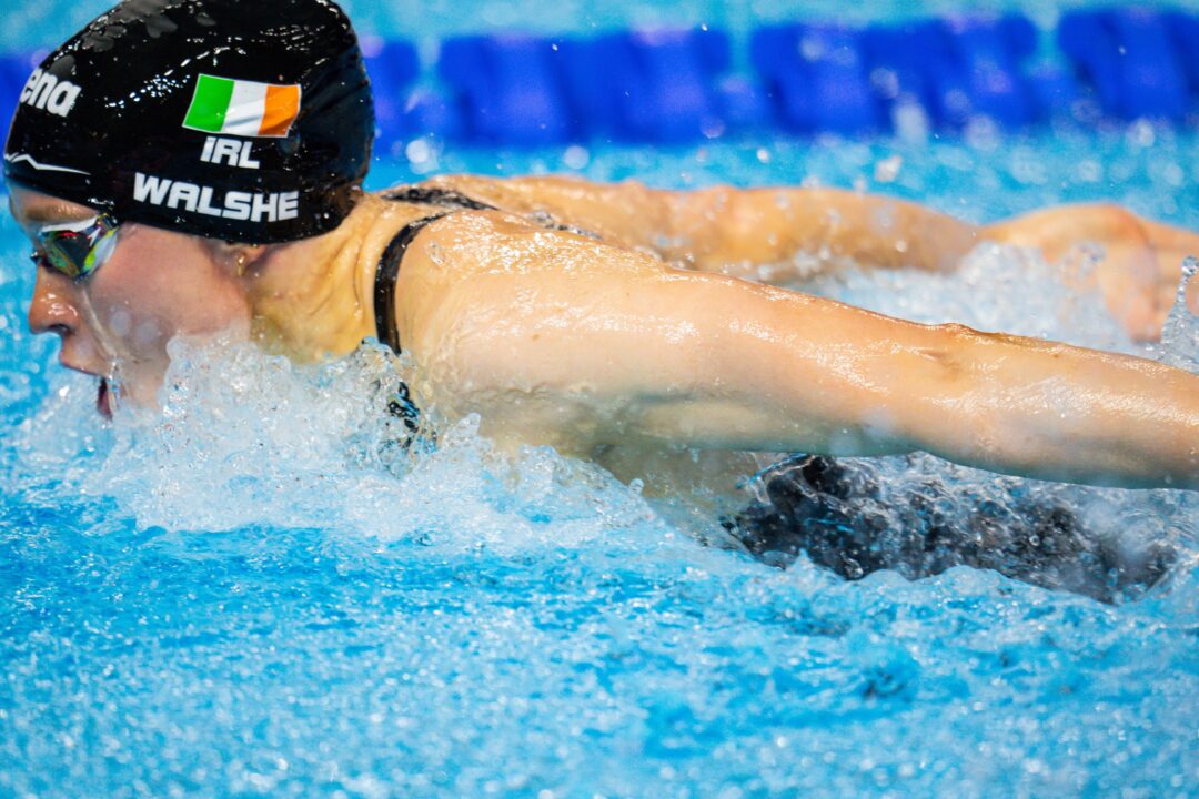 Ellen Walshe Resets Irish Record in the 200 Butterfly (2:02.36) for the 3rd Time in 3 Weeks