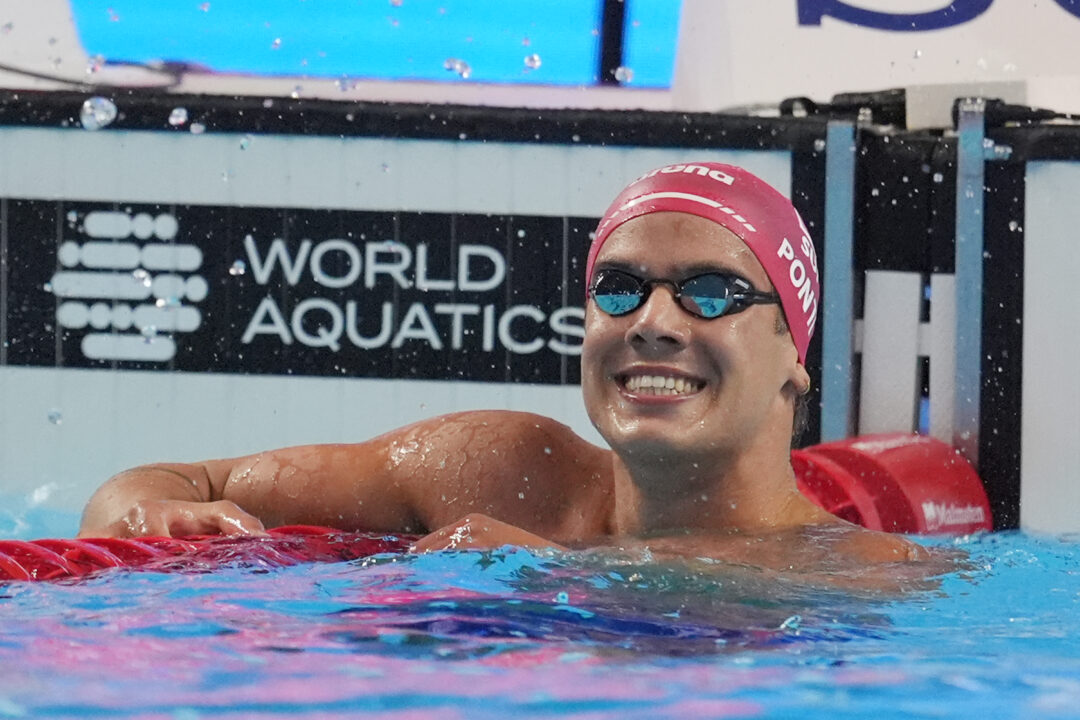 World Cup Carmel: Noè Ponti Fissa Il Record US Open Nei 100 Farfalla Con 48.53