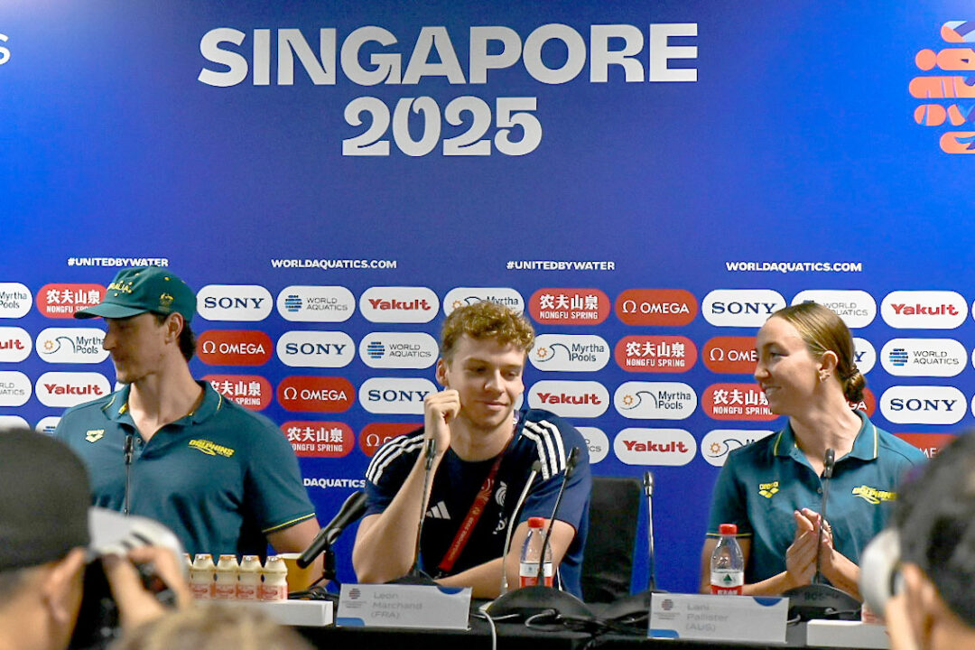 Marchand, Kos, McEvoy, & Others Speak To World Aquatics Ahead Of Singapore World Championships