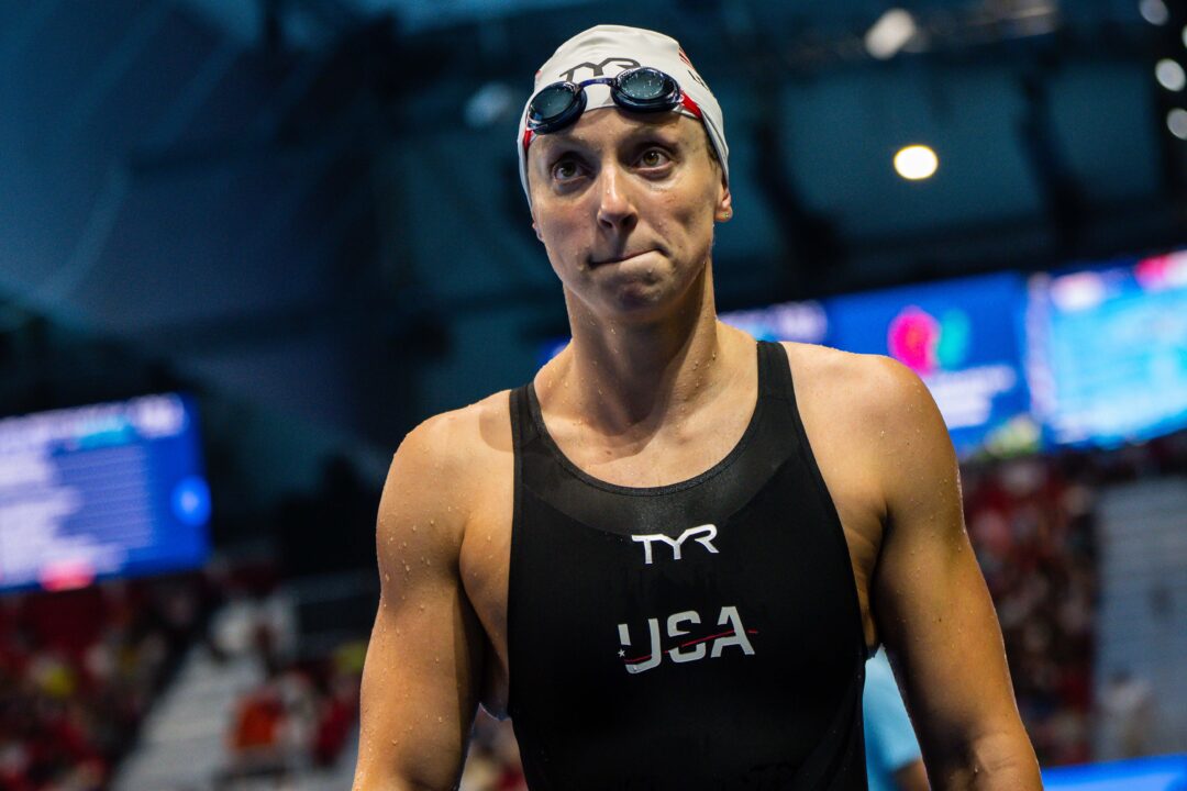 Katie Ledecky on Racing in Westmont: “It’s good to try to push through things when you can”