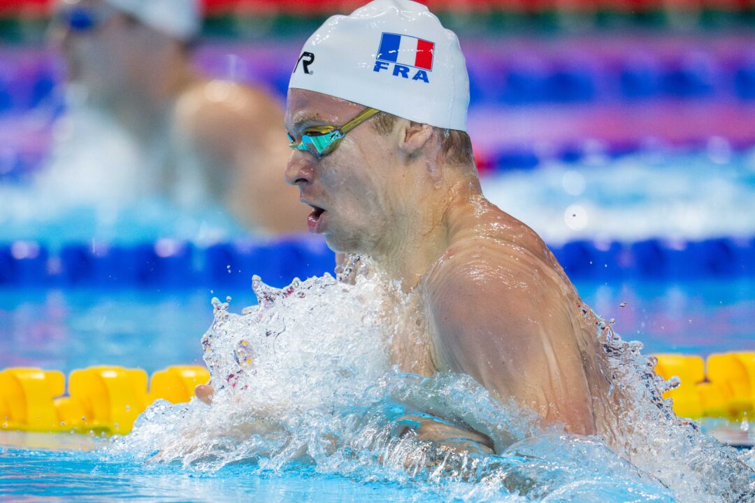 León Marchand debuta en México con una gran actuación en piscina corta
