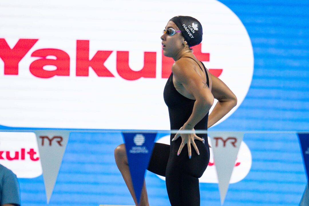 Mary-Sophie Harvey Left Off Canadian 4×200 Free Relay As She Deals With Shoulder Injury
