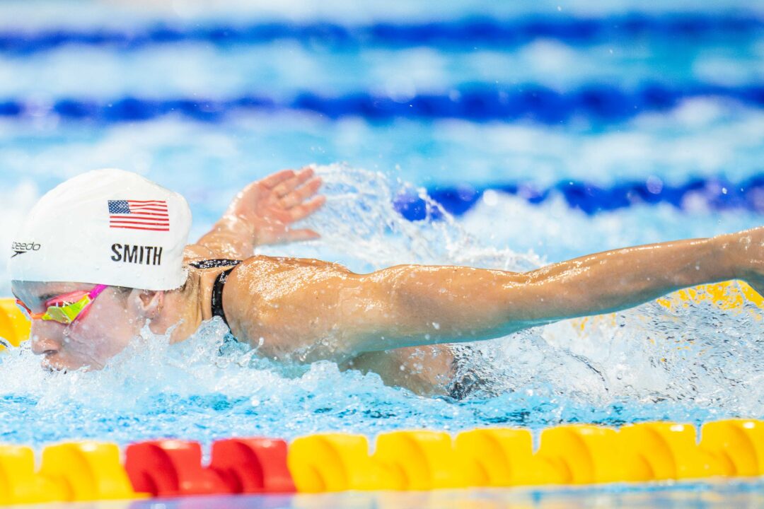 WATCH: Regan Smith Swims 2:00.28 For 200 Fly World Cup & U.S. Open Records (Day 1 Race Videos)