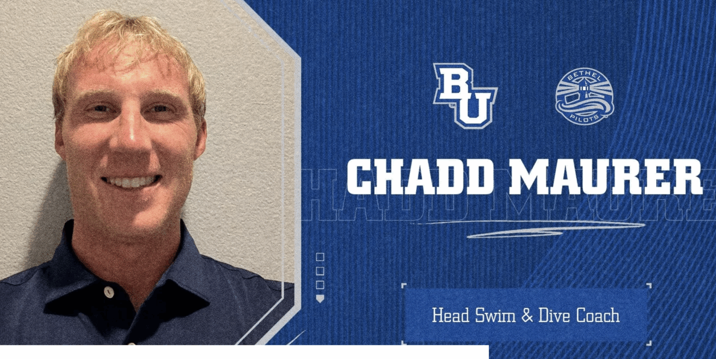 Chadd Maurer Named Head Coach of Bethel University’s Swim & Dive Program