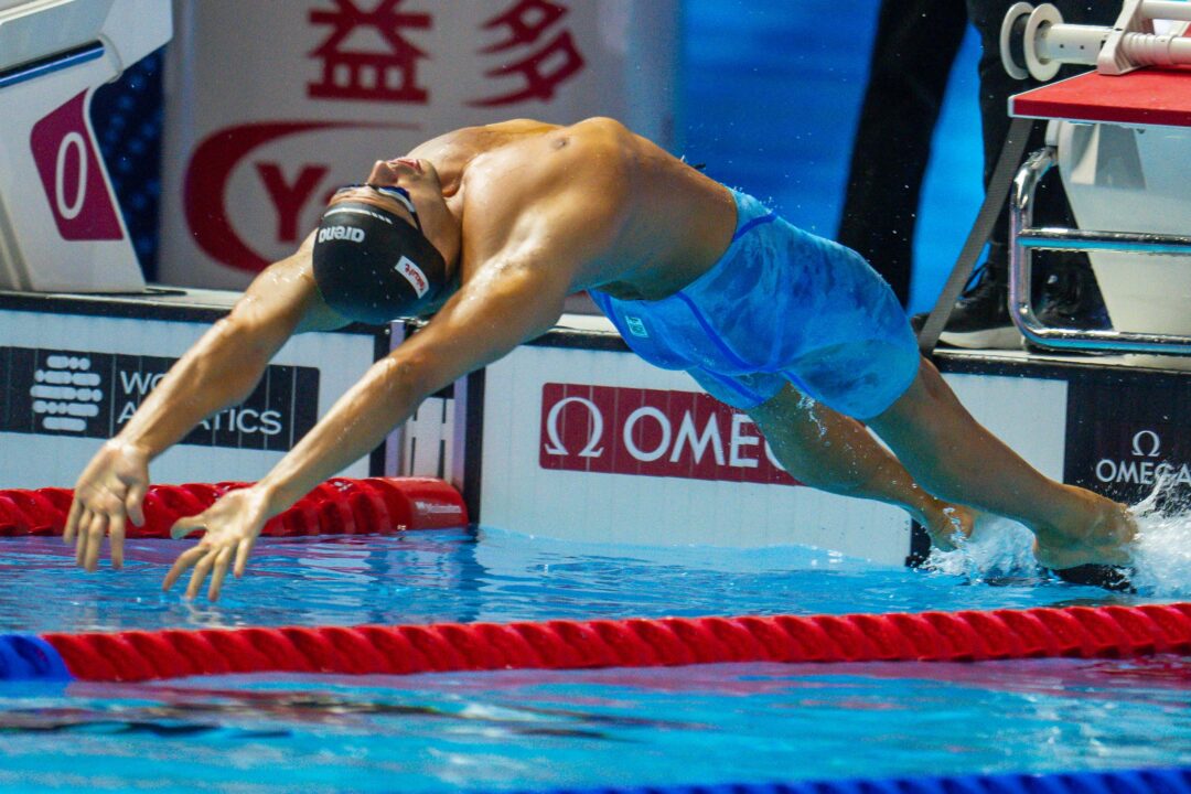 Thomas Ceccon Argento Nei 50 Dorso A Toronto: 22.93 Nuovo Primato Personale