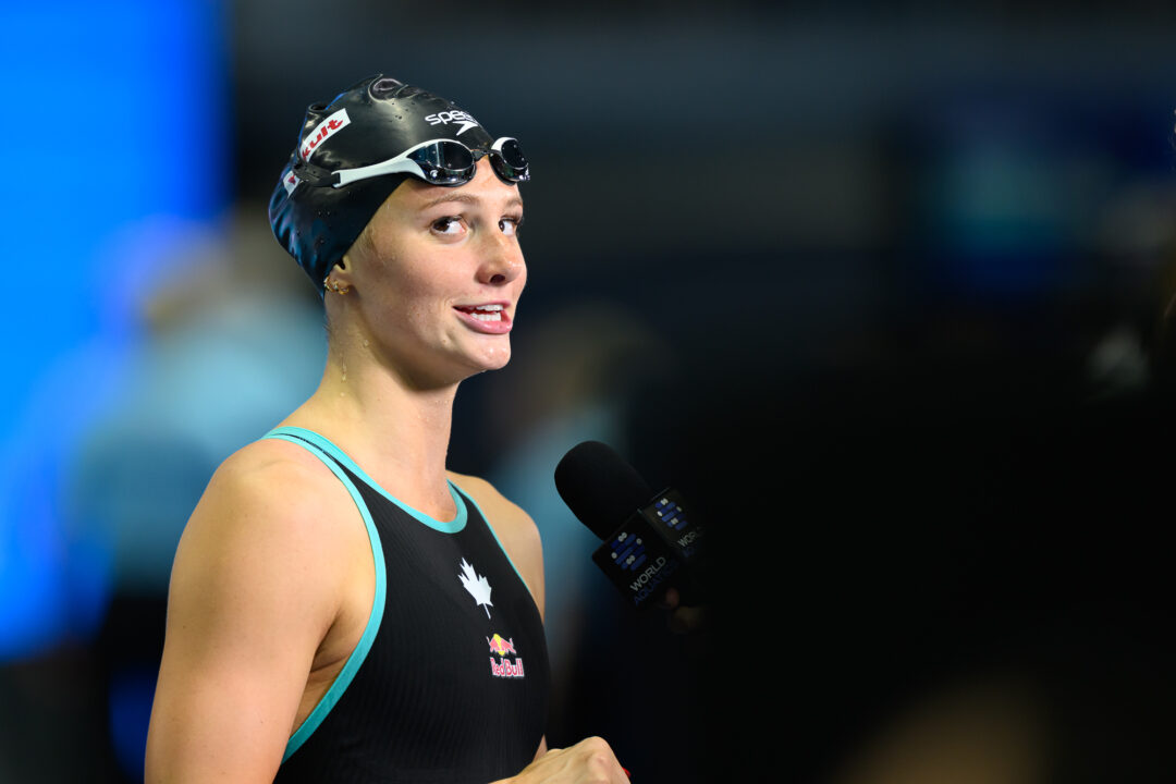 Summer McIntosh Breaks Championship Record To Take 400 IM In 4:25.78, #3 Swim All-Time