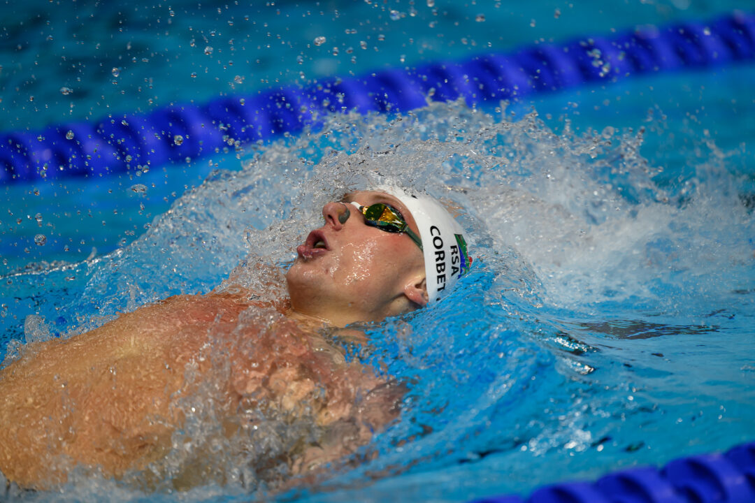 Coetze Completes Trifecta Of African Record-Breaking Swims With New 50 Back Benchmark
